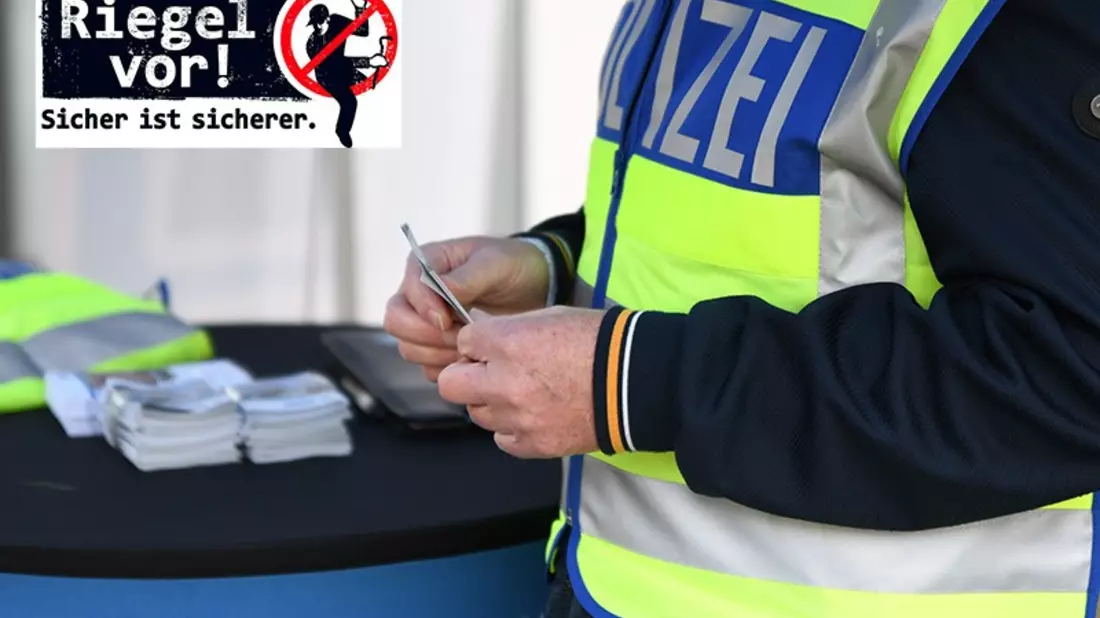 POL-ST: Greven, Kreis Steinfurt, Riegel vor!: Kreispolizei beteiligt sich an Kampagne gegen Wohnungseinbruch, Aktionsstand am Samstag in Greven - Bild: presseportal.de