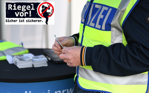 POL-ST: Greven, Kreis Steinfurt, Riegel vor!: Kreispolizei beteiligt sich an Kampagne gegen Wohnungseinbruch, Aktionsstand am Samstag in Greven - Foto: presseportal.de