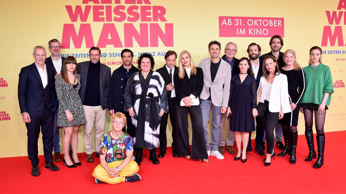 Große Begeisterung bei der Weltpremiere von ALTER WEISSER MANN in München/ Ab 31. Oktober 2024 im Kino! - Foto: presseportal.de