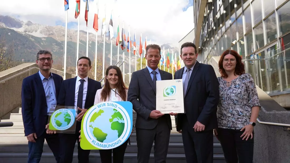 Congress Messe Innsbruck ist Klimabündnis-Betrieb - Bild: presseportal.de