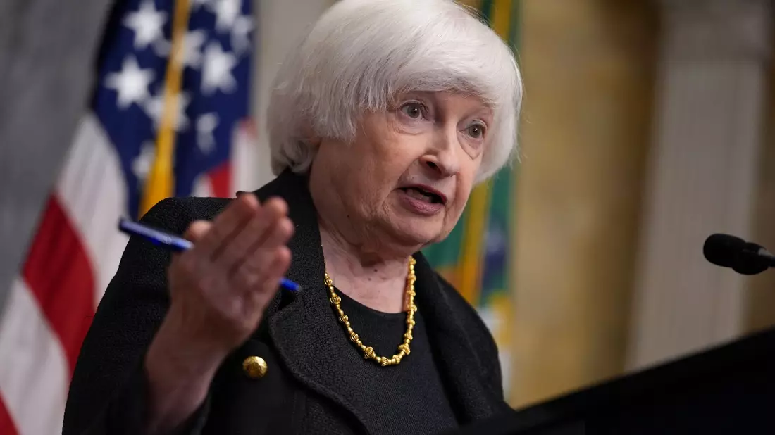US-Finanzministerin Yellen hat über die Pläne der US-Regierung gesprochen. (Archivbild) - Bild: J. Scott Applewhite/AP