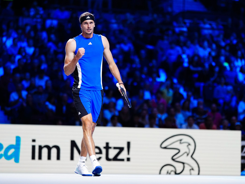 Alexander Zverev darf beim Turnier in Wien erneut jubeln. - Foto: Eva Manhart/APA/dpa