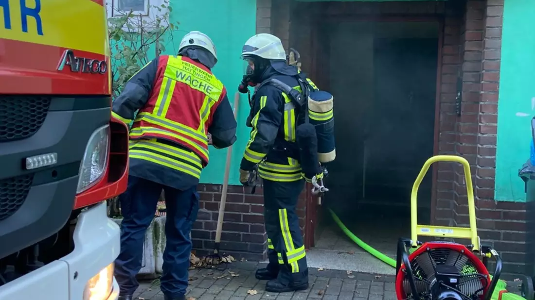 FW-EN: Zwei Verletzte nach Kellerbrand in Hattingen - Bild: presseportal.de