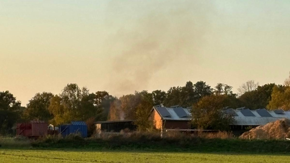 FW Flotwedel: Löschzug Eicklingen probt den Ernstfall bei einem ausgedehnten Zimmerbrand - Foto: presseportal.de