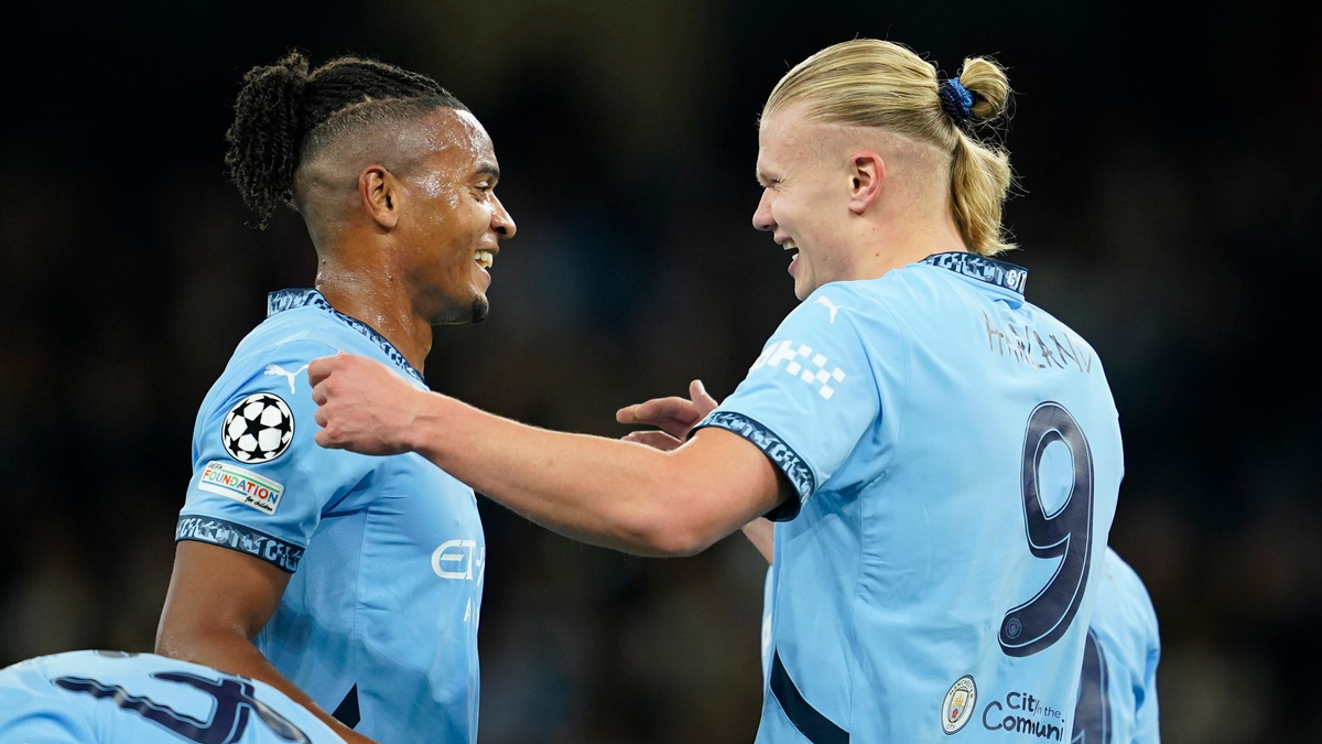 Manchester City gewinnt gegen Spart Prag in der Champions League. - Foto: Dave Thompson/AP