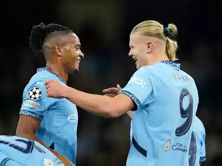 Manchester City gewinnt gegen Spart Prag in der Champions League. - Foto: Dave Thompson/AP