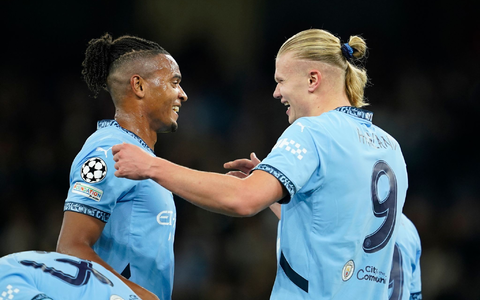 Manchester City gewinnt gegen Spart Prag in der Champions League. - Foto: Dave Thompson/AP