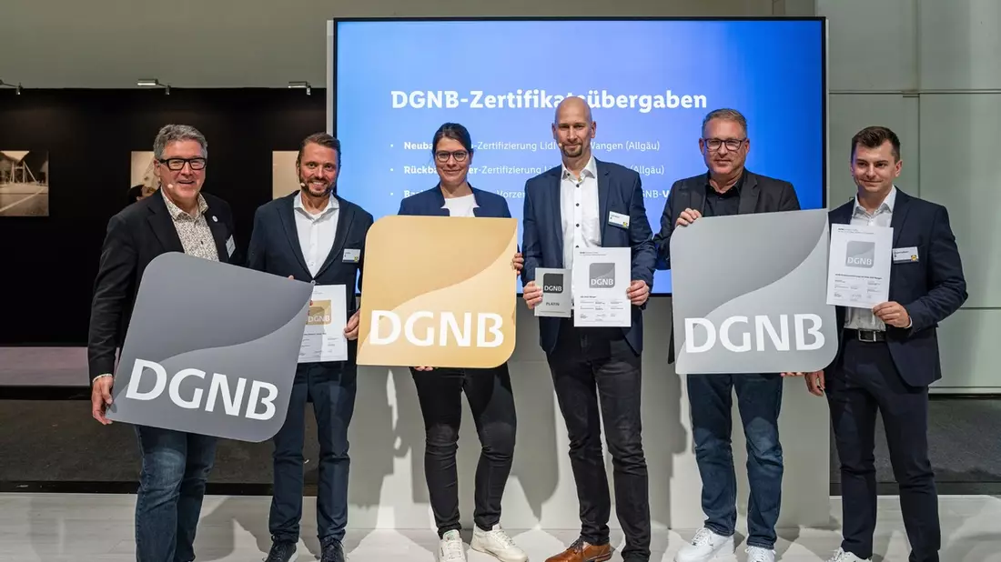 Bei Lidl gilt der Goldstandard: Neue Filialen werden noch nachhaltiger / Als erster Lebensmitteleinzelhändler erfüllt Lidl in Deutschland die neuen DGNB-Mindestanforderungen für Neubauten - Bild: presseportal.de