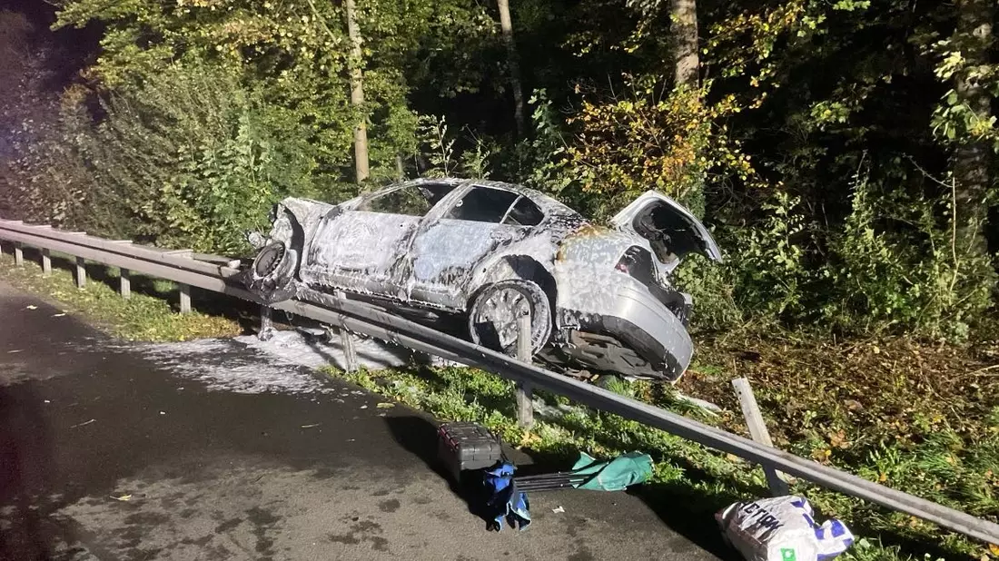 FW-BO: Verkehrsunfall auf der A43 am Donnerstagmorgen - Bild: presseportal.de