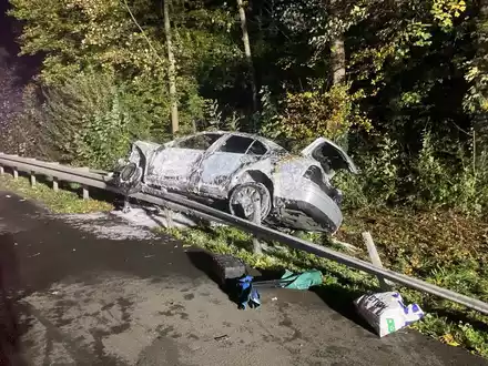 FW-BO: Verkehrsunfall auf der A43 am Donnerstagmorgen - Foto: presseportal.de