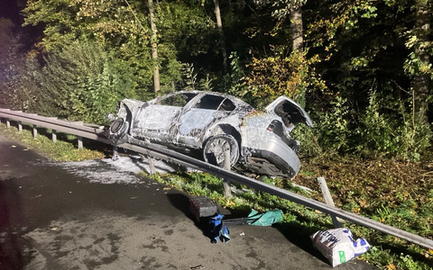 FW-BO: Verkehrsunfall auf der A43 am Donnerstagmorgen - Foto: presseportal.de
