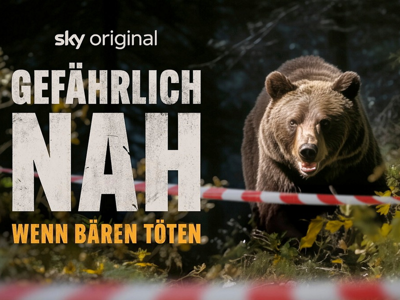 Sky Original Doku Gefährlich nah - Wenn Bären töten gewinnt Blauen Panther 2024 in der Kategorie Information / Journalismus - Foto: presseportal.de