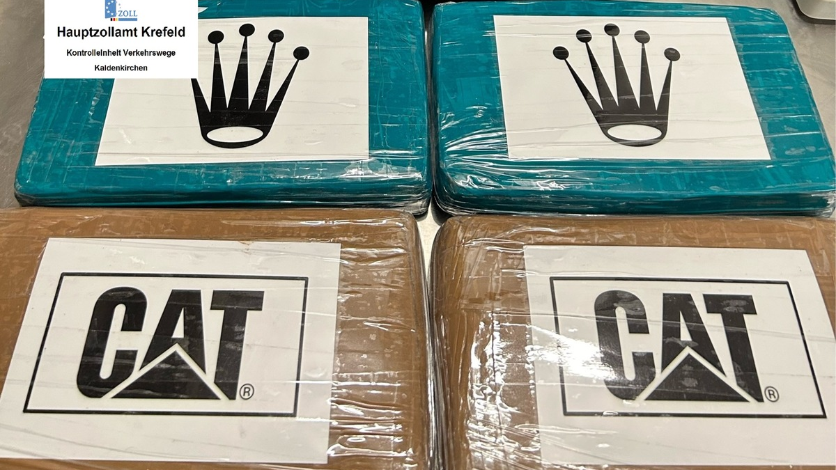 HZA-KR: Krefelder Zoll stoppt Drogenschmuggler mit 4 Kilogramm Kokain auf der Autobahn 61 - Foto: presseportal.de