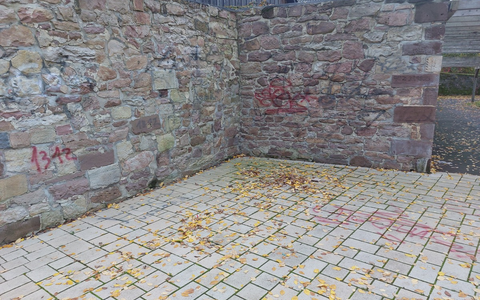 POL-NOM: Sachbeschädigung durch Farbschmierereien - Foto: presseportal.de