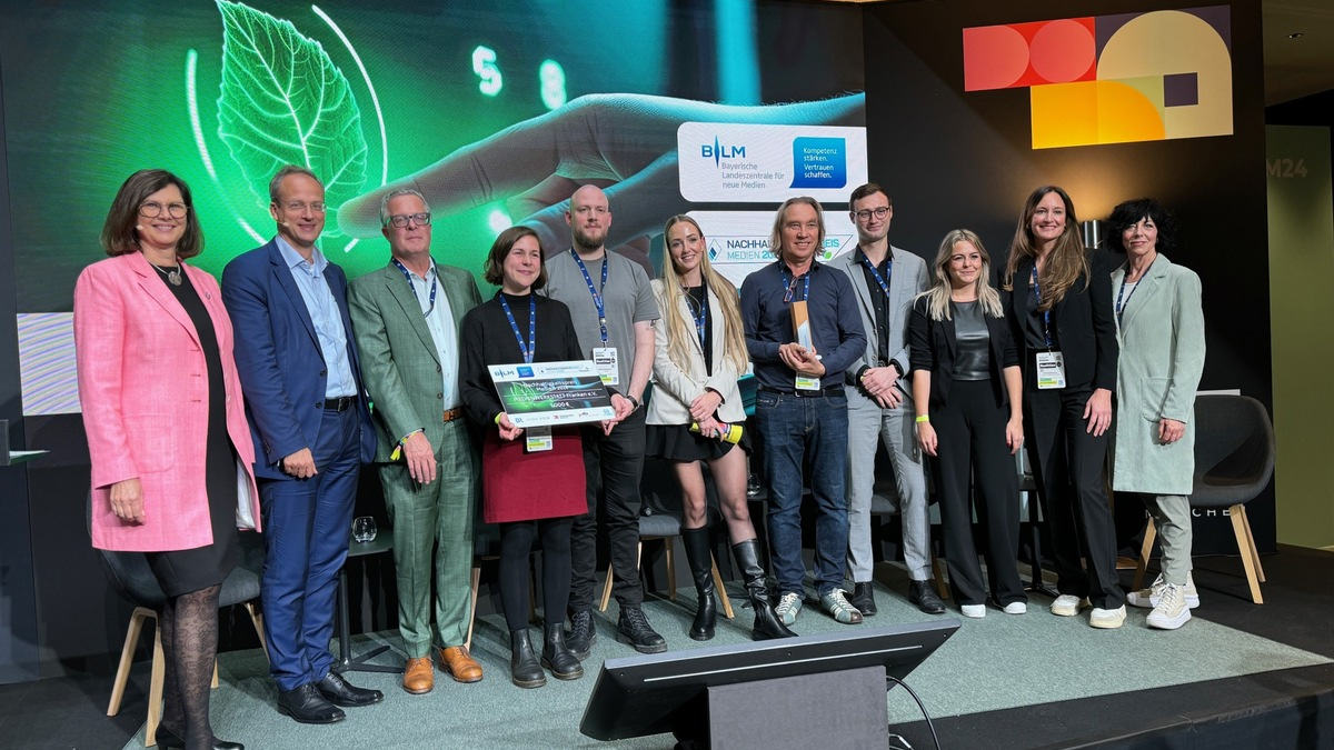 Medienwerkstatt Franken gewinnt Nachhaltigkeitspreis Medien / High View, Mediaschool Bayern, Niederbayern TV und Radio Fantasy neu beim Nachhaltigkeitspakt Medien - Foto: presseportal.de