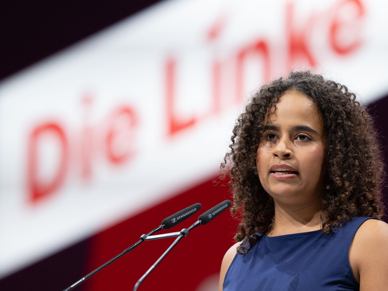 Sarah-Lee Heinrich war Gastrednerin beim Bundesparteitag der Partei Die Linke. (Archivfoto) - Foto: Hendrik Schmidt/dpa