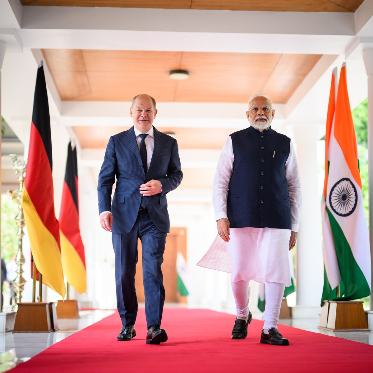 Scholz besucht Indien bereits zum dritten Mal in seiner knapp dreijährigen Amtszeit. - Foto: Marvin Ibo Güngör/Bundesregierung/dpa