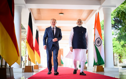 Scholz besucht Indien bereits zum dritten Mal in seiner knapp dreijährigen Amtszeit. - Foto: Marvin Ibo Güngör/Bundesregierung/dpa