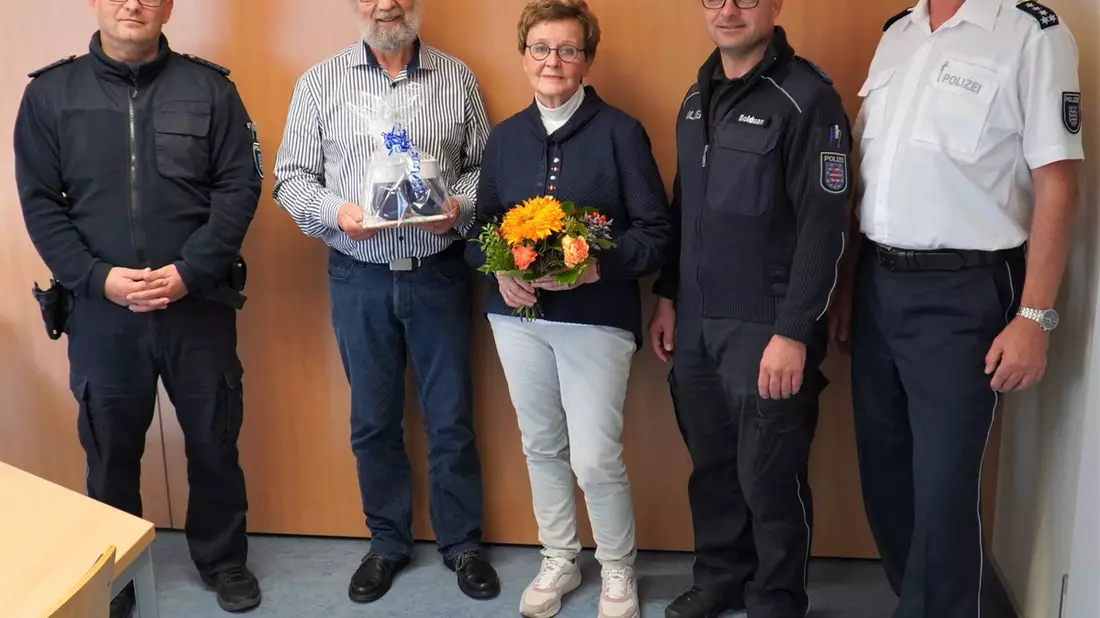 LPI-J: Ehepaar für Zivilcourage gedankt - Bild: presseportal.de