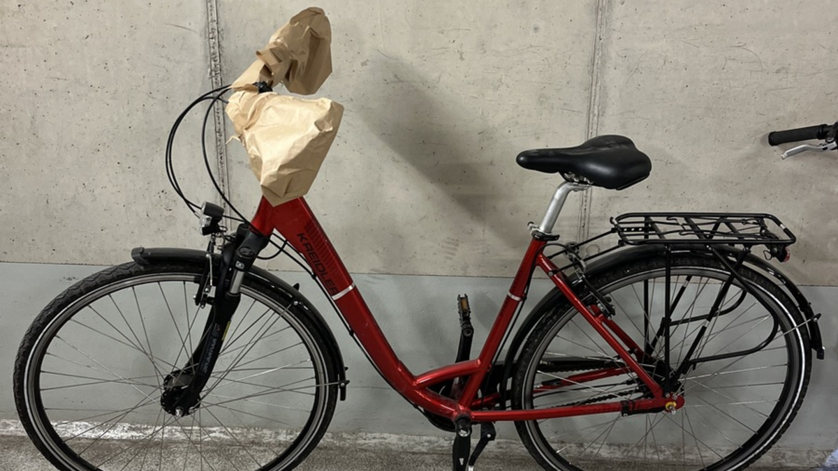 POL-DA: Erzhausen: Polizei sucht Besitzer zweier sichergestellter Fahrräder / Weißes Mountainbike und rotes Damenrad - Foto: presseportal.de