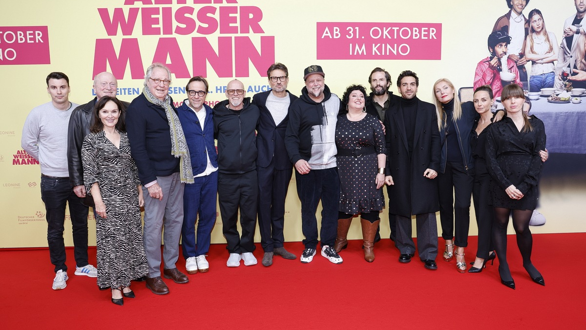 Fantastische Stimmung bei der Premiere von ALTER WEISSER MANN in Berlin - Foto: presseportal.de