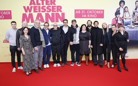 Fantastische Stimmung bei der Premiere von ALTER WEISSER MANN in Berlin - Foto: presseportal.de