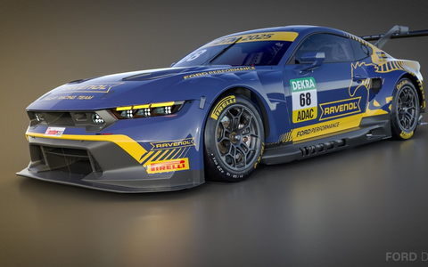 HRT Ford Performance tritt 2025 mit dem Mustang GT3 in der DTM und beim 24-Stunden-Rennen am Nürburgring an - Foto: presseportal.de