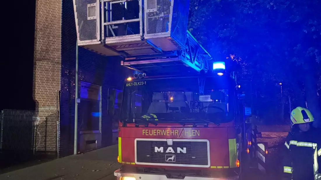 FW-WAF: Feuer im Treppenraum - Bild: presseportal.de