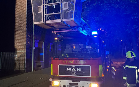 FW-WAF: Feuer im Treppenraum - Foto: presseportal.de