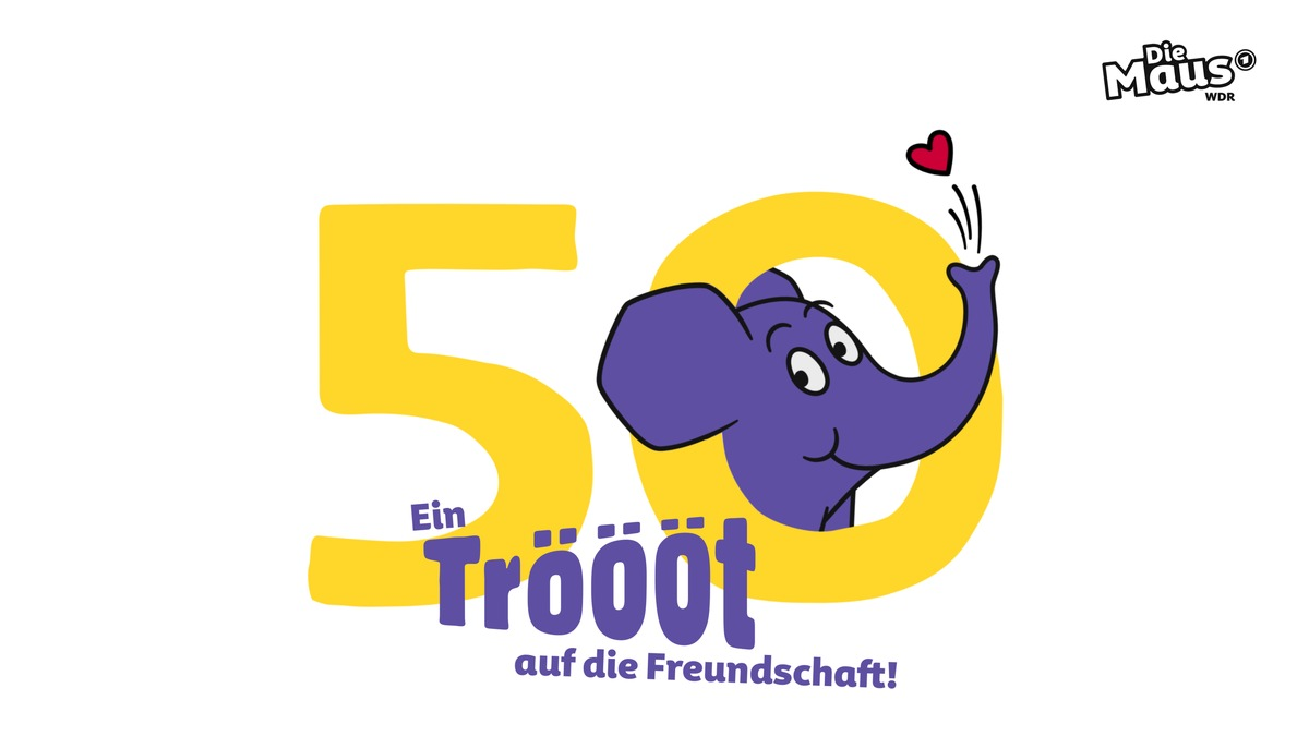 50 Jahre kleiner blauer Elefant: Ein Tröööt auf die Freundschaft! - Foto: presseportal.de