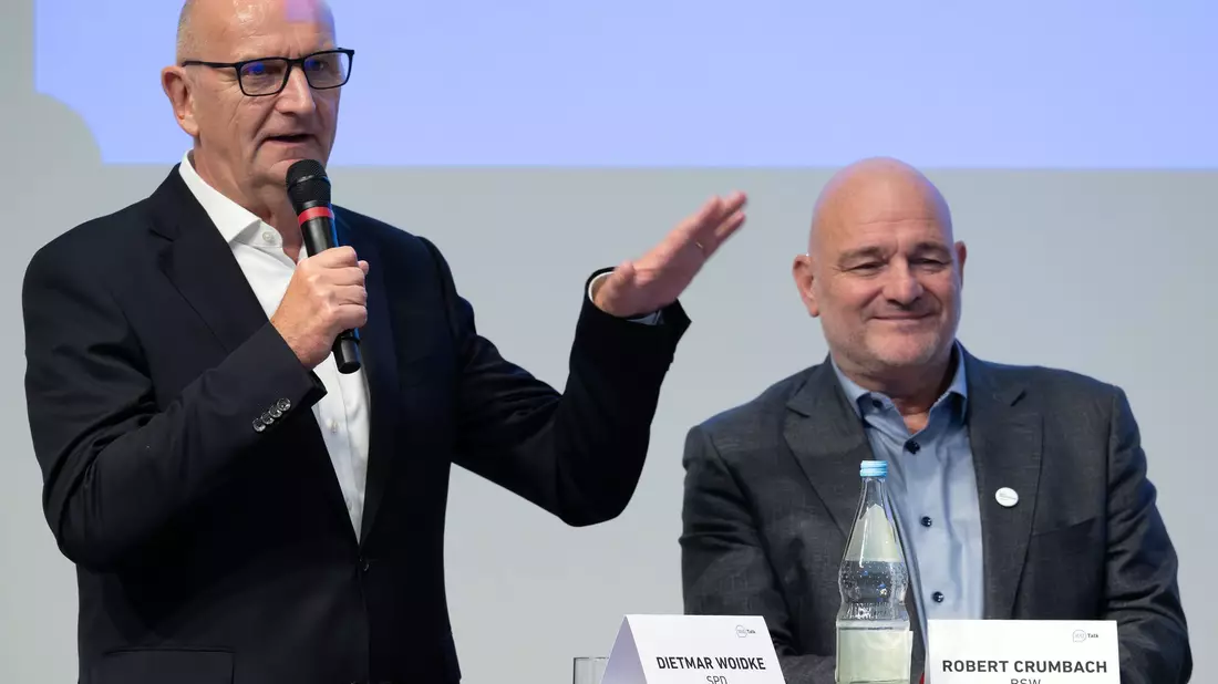 In Brandenburg wollen die SPD von Ministerpräsident Dietmar Woidke und das BSW von Landeschef Robert Crumbach in Koalitionsverhandlungen vorschlagen. (Archivbild) - Bild: Soeren Stache/dpa