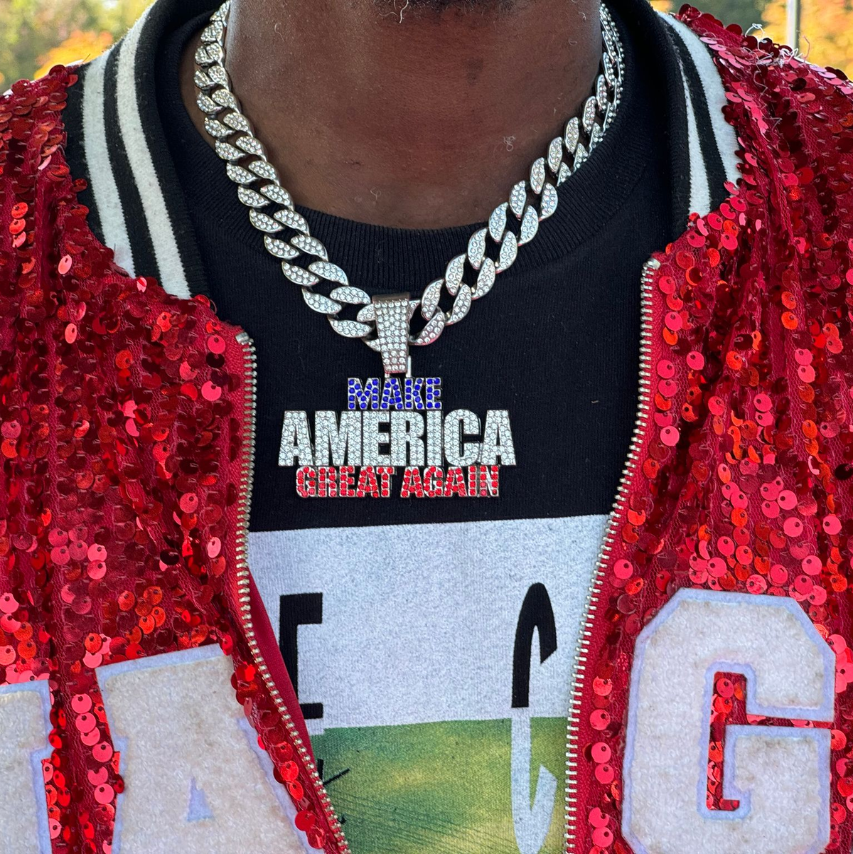 Inez Bonita Carter wählt Harris vor allem, weil die Kandidatin sich für das landesweite Recht auf Abtreibung einsetzt.  - Foto: Luzia Geier/dpa