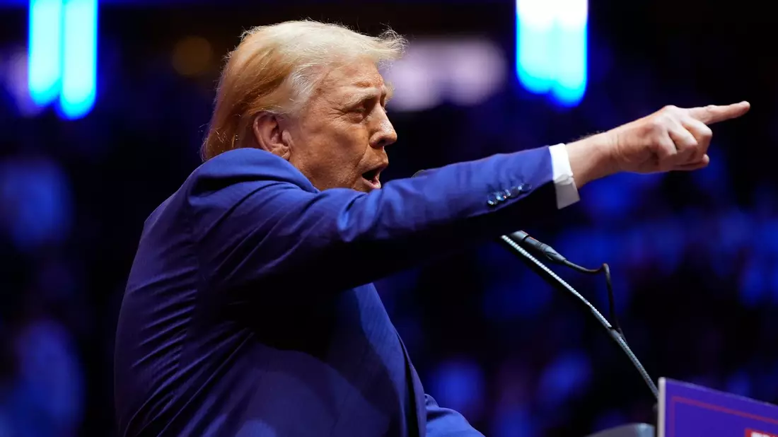 Donald Trump hat bei einer Wahlkampfveranstaltung im Madison Square Garden in New York um Stimmen geworben. - Bild: Alex Brandon/AP/dpa