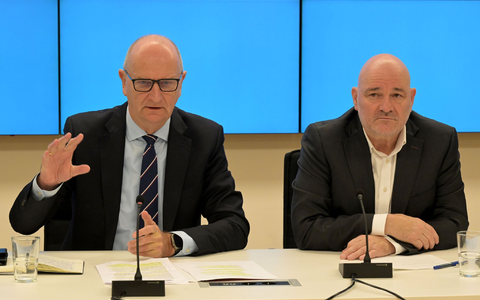 SPD und BSW auf dem Weg zu Koalitionsverhandlungen.  - Foto: Michael Bahlo/dpa
