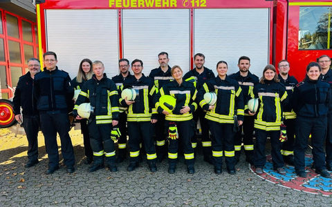 FW Leichlingen: Der erste Schritt ist getan - Erfolgreicher Abschluss des Truppmann 1-Lehrgang - Foto: presseportal.de