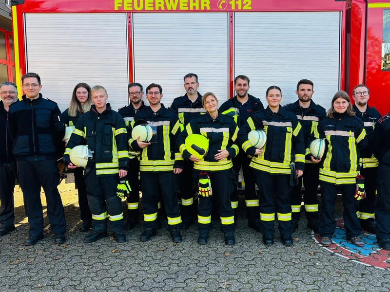 FW Leichlingen: Der erste Schritt ist getan - Erfolgreicher Abschluss des Truppmann 1-Lehrgang - Foto: presseportal.de