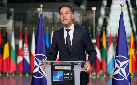 Nato-Generalsekretär Mark Rutte geht davon aus, dass Russland Truppenunterstützung braucht.  - Foto: Virginia Mayo/AP/dpa