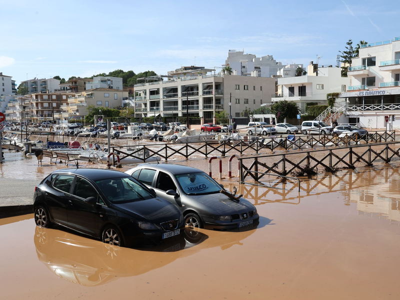 Auch im Küstenort Porto Cristo gab es Überschwemmungen. - Foto: Isaac Buj/EUROPA PRESS/dpa