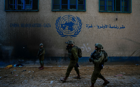 Israel wirft dem UN-Hilfswerk für die Palästinenser (UNRWA) vor, von der islamistischen Hamas im Gazastreifen unterwandert zu sein.  - Foto: Ariel Schalit/AP/dpa