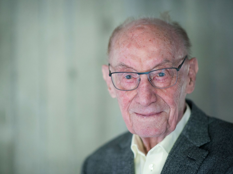 Edzard Reuter, ehemaliger Vorstandsvorsitzender der Daimler-Benz AG, ist am 27. Oktober 2024 im Alter von 96 Jahren in Stuttgart gestorben. - Foto: Marijan Murat/dpa