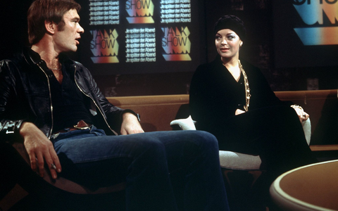 Unvergessen: Romy Schneider und Burkhard Driest am 30. Oktober 1974 in der WDR-Talkshow «Je später der Abend». (Archivbild)  - Foto: Horst Ossinger/dpa