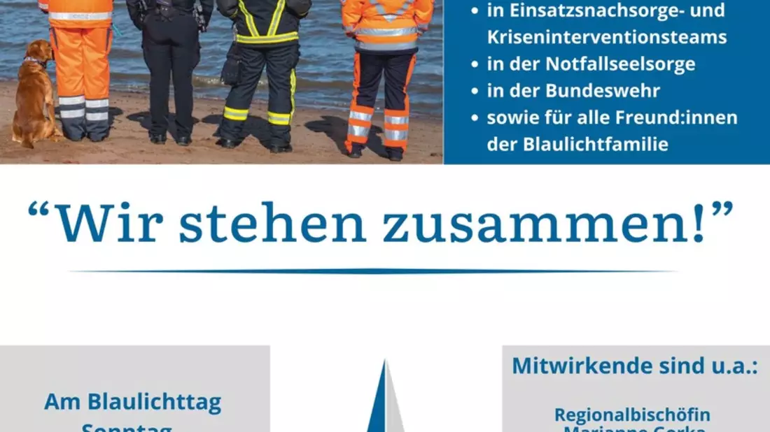 POL-LG: Blaulicht-Gottesdienst in Lüneburg am 3. November würdigt Einsatzkräfte im Rahmen des Blaulichttages - Bild: presseportal.de