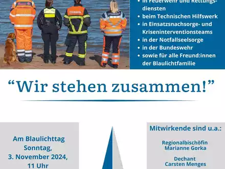 POL-LG: Blaulicht-Gottesdienst in Lüneburg am 3. November würdigt Einsatzkräfte im Rahmen des Blaulichttages - Foto: presseportal.de