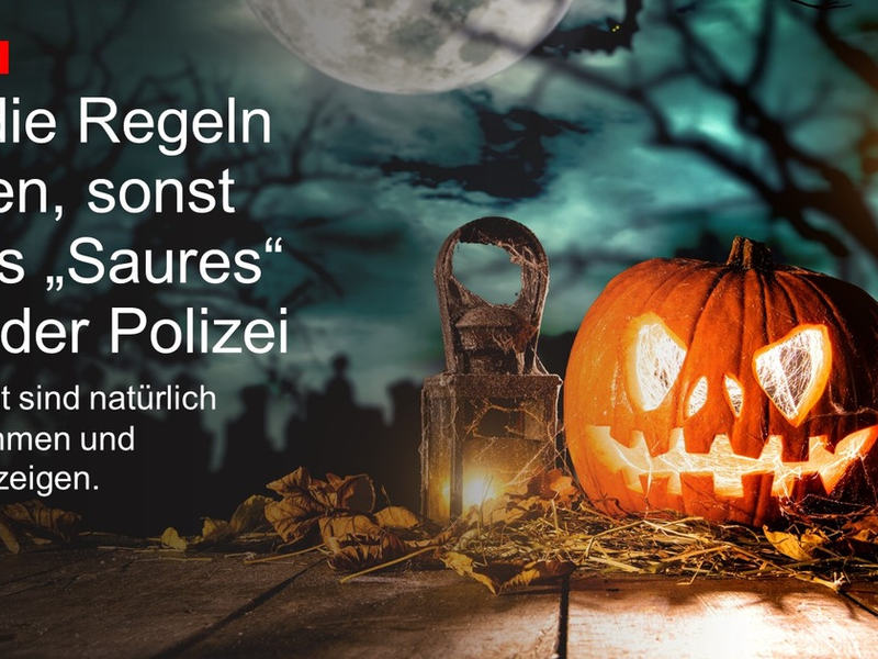 POL-BO: Mahnung zu Halloween: An die Spielregeln halten, sonst gibt's Saures von der Polizei (sprich: Anzeigen) - Foto: presseportal.de