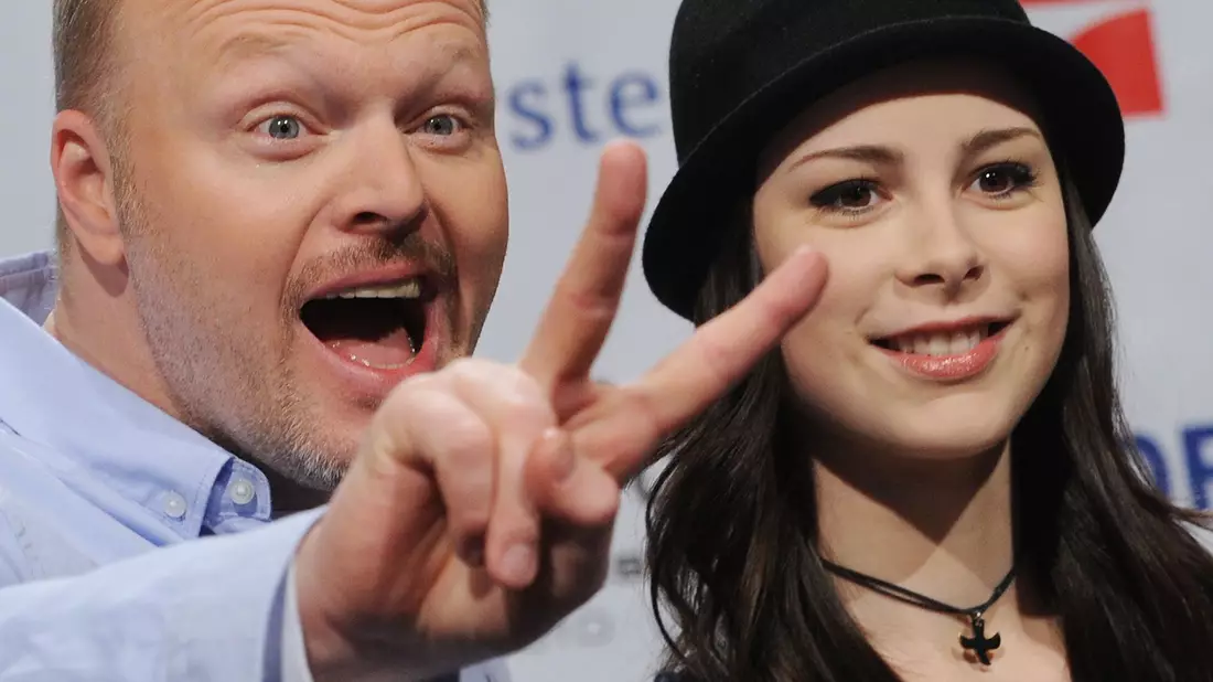 Für immer mit Raabs Namen verbunden: Der Sieg von Lena Meyer-Landrut im Jahr 2010. (Archivbild) - Bild: picture alliance / dpa