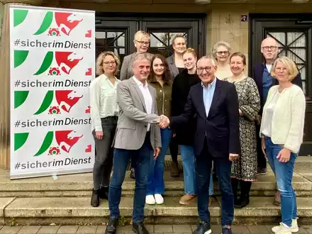 Präventionstag des Netzwerkes #sicherimDienst und des ZfsL Arnsberg / Gewaltprävention und Expertise Austausch - Foto: presseportal.de