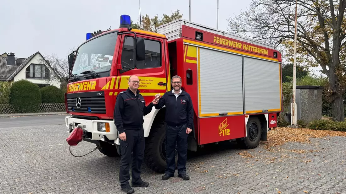 Feuerwehr MTK: Nach Brand bei der Feuerwehr Stadtallendorf: Hattersheim unterstützt mit Rüstwagen - Bild: presseportal.de