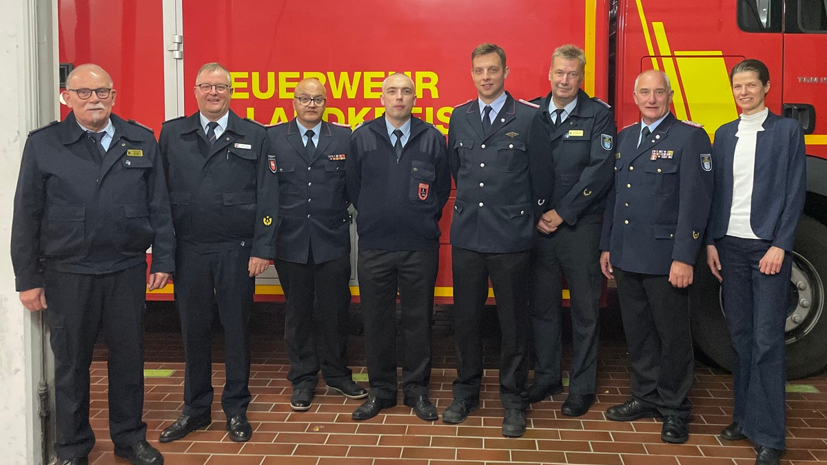 FW-LK Leer: Drei neue Führungskräfte in der Kreisfeuerwehr - Foto: presseportal.de