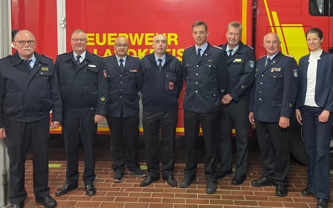 FW-LK Leer: Drei neue Führungskräfte in der Kreisfeuerwehr - Foto: presseportal.de