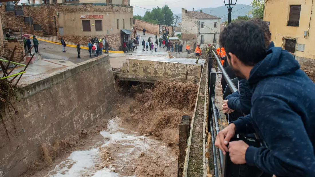 «Kalter Tropfen» wird ein Wetterphänomen genannt, das vor allem in der spanischen Mittelmeerregion in den Monaten September und Oktober häufig auftritt. - Bild: Víctor Fernández/EUROPA PRESS/dpa